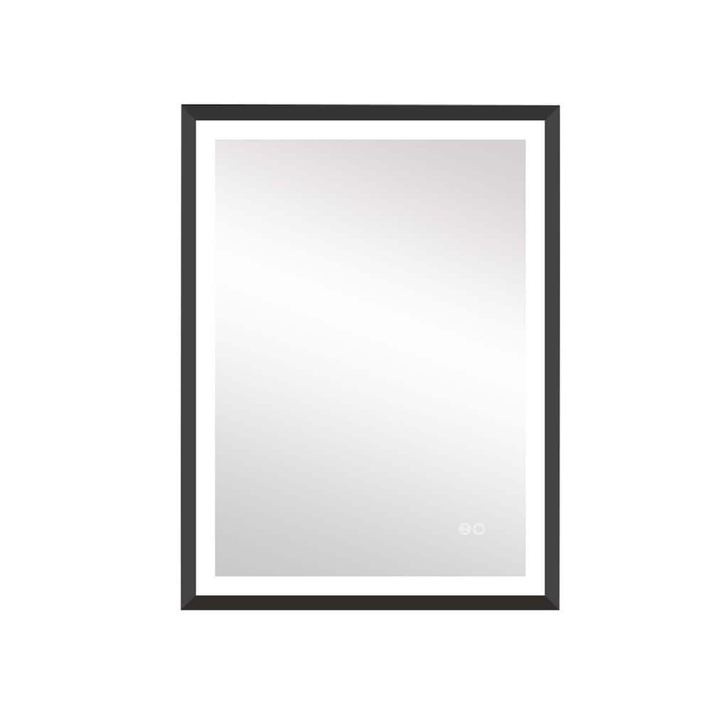 24 in. W x 32 in. H LED Rectangular Framed Wall Mounted Bathroom Vanity Mir