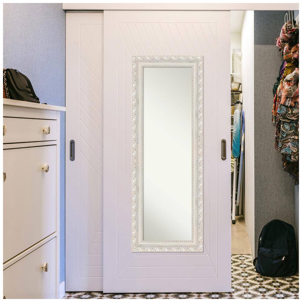 20"x54" Non-Beveled Opera Wood Door Mirror, Wall-Mountable - Amanti Art