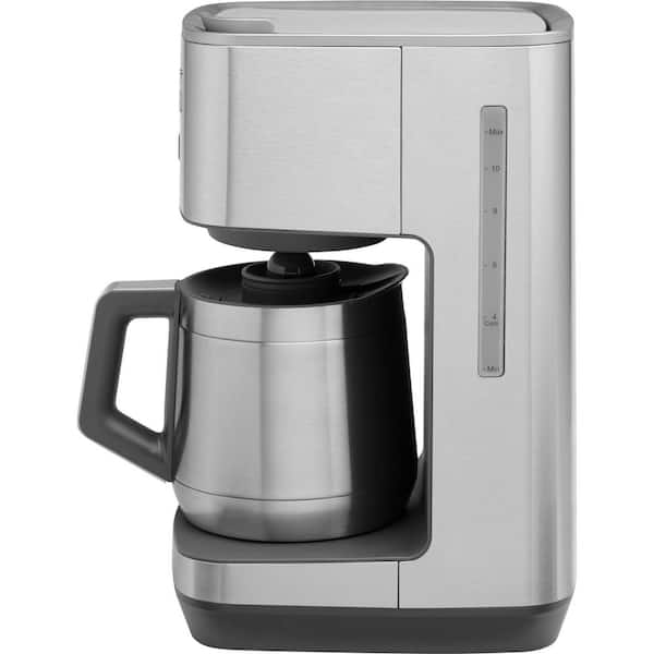 GE Drip Coffee Maker With Timer, 10-Cup Thermal Carafe Coffee Pot Keeps  Coffee Warm for 2 Hours