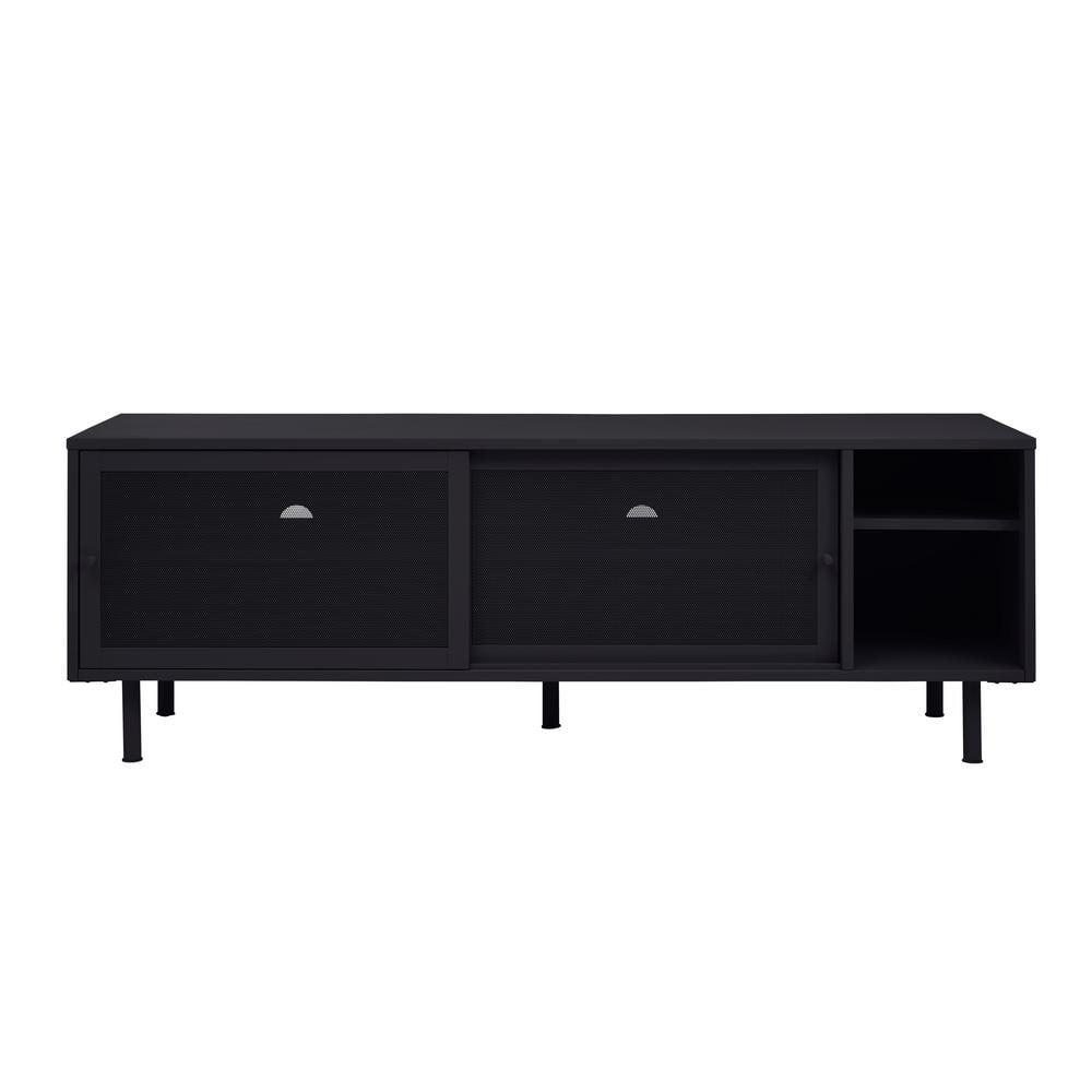 Black TV Cabinet Fits TVs up to 55 to 66 in.
