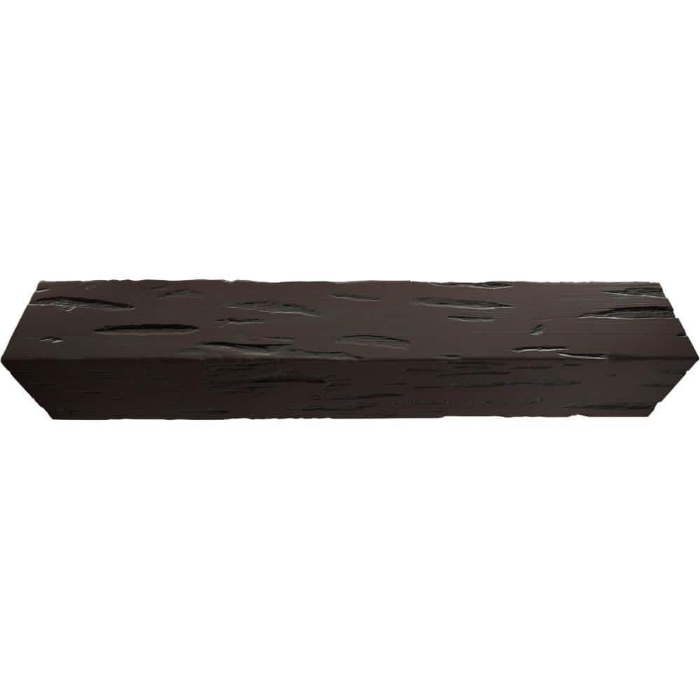 Cherry Finished Faux Wood U-Shaped Decorative Beam