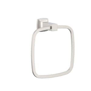 Fairbanks Wall Mounted Towel Ring in Brushed Nickel