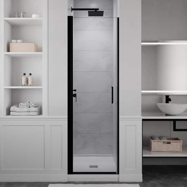 ANZZI Lancer Series 24 in. x 72 in. Semi-Frameless Shower Door