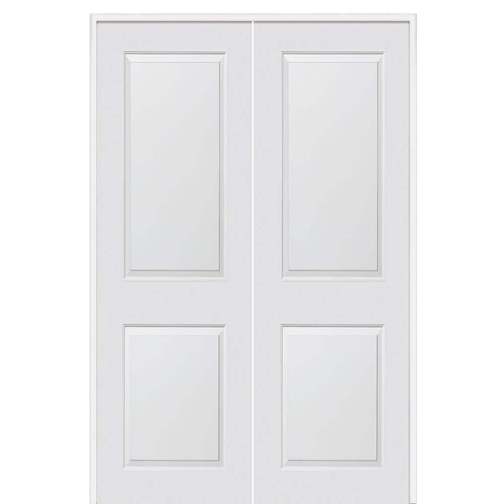 MMI Door 72 in. x 96 in. Smooth Carrara Both Active Solid Core Primed ...