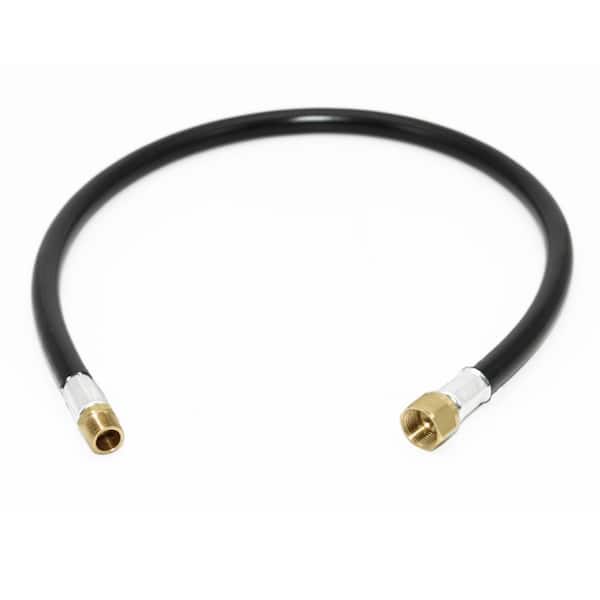 32 in. Propane Thermo Plastic Hose Assembly, 3/8 in. ID, 3/8 in. MPT X 1/2 in. Female Flare