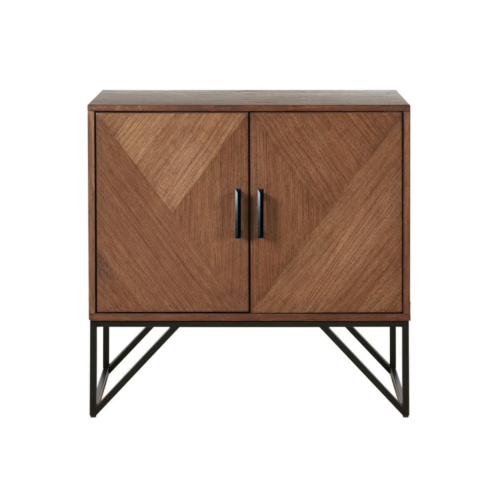 INK+IVY Krista Brown 36 in. H Accent Cabinet II130-0406 - The Home Depot