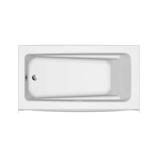 JACUZZI PRIMO PURE AIR 60 in. x 32 in. Rectangle Air Bath Bathtub with Left Drain in White