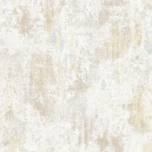 Cream/Light Beige Italian Textures 2-Rustic Texture Vinyl on Non-Woven Non-Pasted Wallpaper Roll (Covers 57.75 sq.ft.)