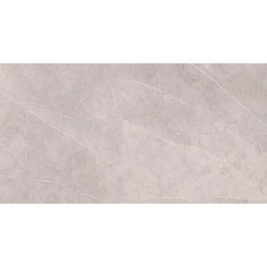 San Gabriel Grey 12 in. x 24 in. Matte Ceramic Marble Look Floor and Wall Tile (21.85 sq. ft./Case)