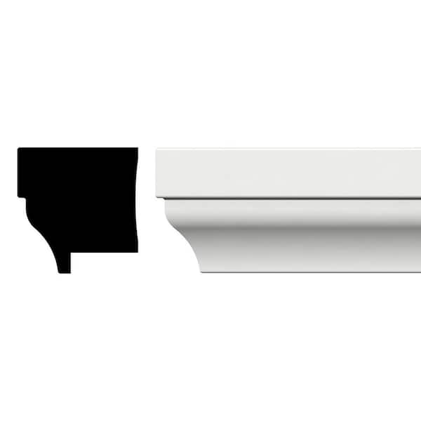 1-3/8 in. x 1-3/8 in. x 96 in. Back Band Moulding, PVC