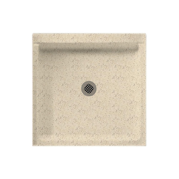 Swan 32 in. L x 32 in. W Alcove Shower Pan Base with Center Drain in Tahiti Desert