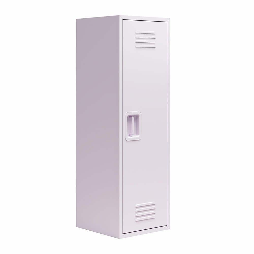 Little Seeds Little Seeds Casey Kids Tall Metal Storage Locker, Lavender