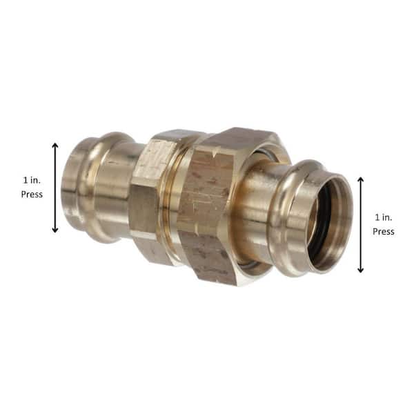 ProPress 1 in. Press Zero-Lead Bronze Union