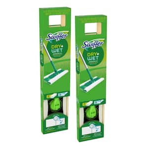 Swiffer Sweeper 2-in-1 Dry and Wet Multi-Surface Mopping Starter Kit  (1-Mop, 10-Refills) 003700075725 - The Home Depot