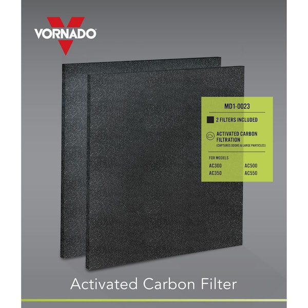 Vornado Air Purifier Replacement Carbon Filters (2-Pack)