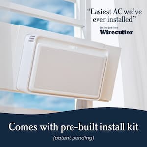 6,000 (DOE) BTU 115 Volts Quiet/ECO/Smart Window Air Conditioner with Wi-Fi/App Remote and Easy Install No Pre-Assembly