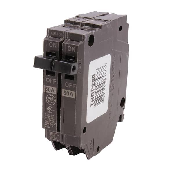 GE Q-Line 50-Space Amp 1 in. Double-Pole Circuit Breaker
