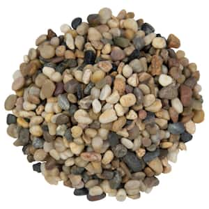 Mixed Polished Pebbles 0.5 cu. ft . per Bag (0.25 in. to 0.75 in.) Bagged Landscape Rock