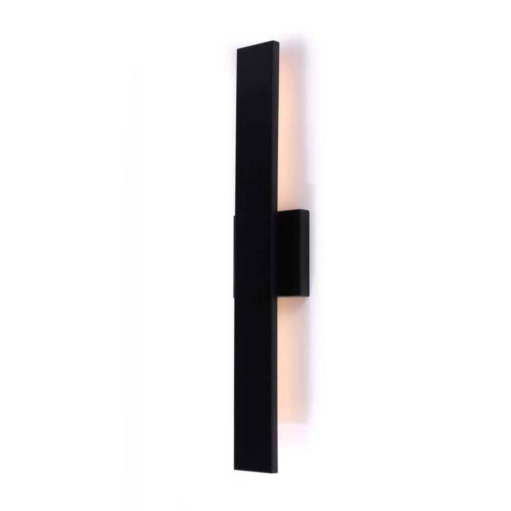 22 in. Black outdoor/indoor wall lantern sconce deck wall light price history on PriceWatchPro