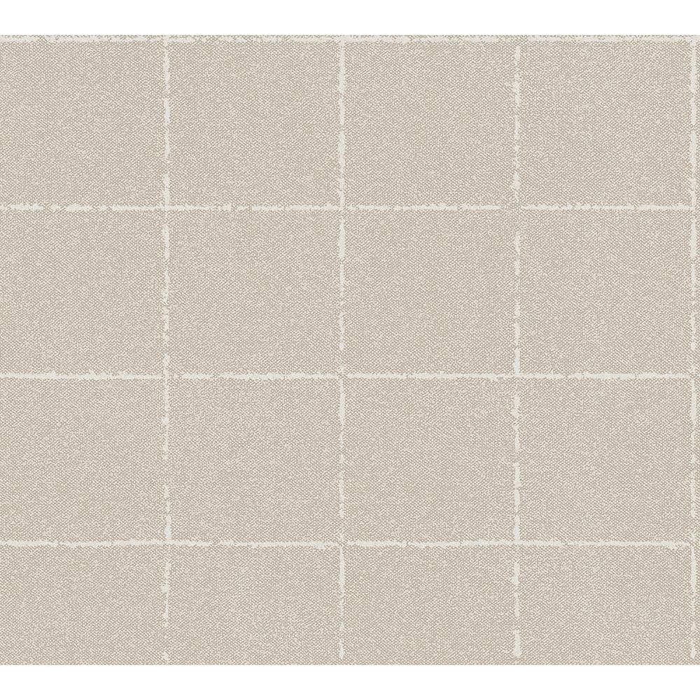 Kishi Neutral Tile Wallpaper Sample