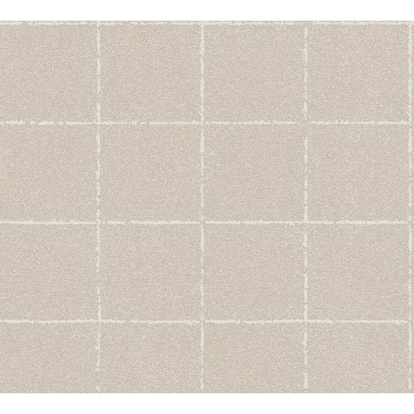 Advantage Kishi Neutral Tile Wallpaper Sample