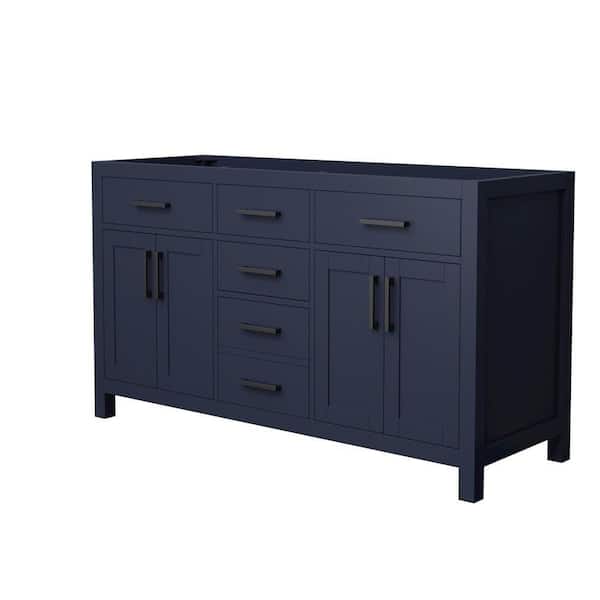 Beckett 59 in. Bath Vanity Cabinet without Top in Dark Blue