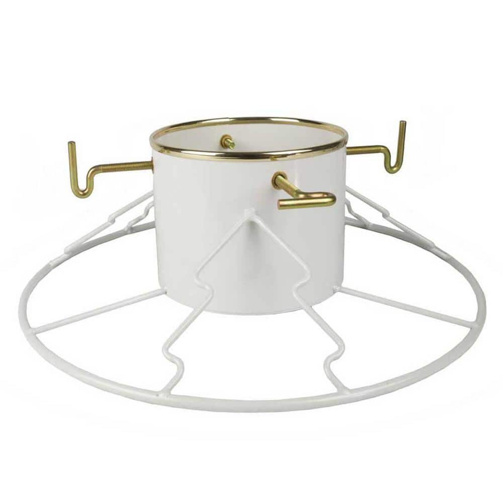Santa's Last Stand White Steel Stand for 3 ft. to 6 ft. Trees price history on PriceWatchPro