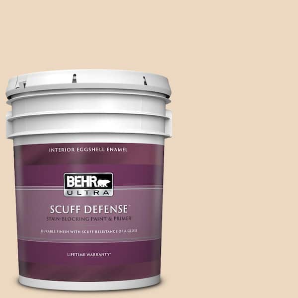 BEHR ULTRA 5 gal. #PPU4-10 Porcelain Skin Extra Durable Eggshell Enamel Interior Paint & Primer