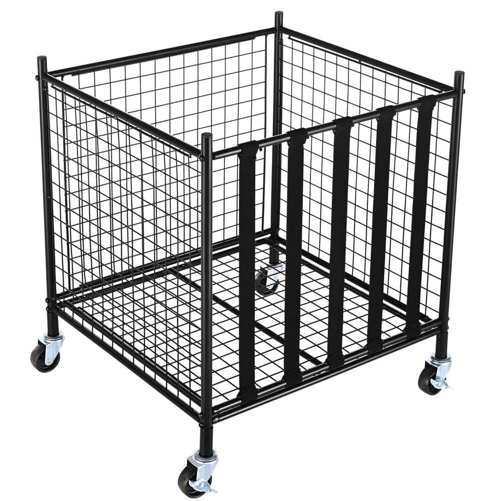 80 lbs. Rolling Sports Ball Storage Cart Lockable Basketball Cage with Elastic Straps Sport Equipment Holder Organizer price history on PriceWatchPro