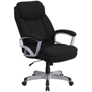 Fabric Swivel Office Chair in Black