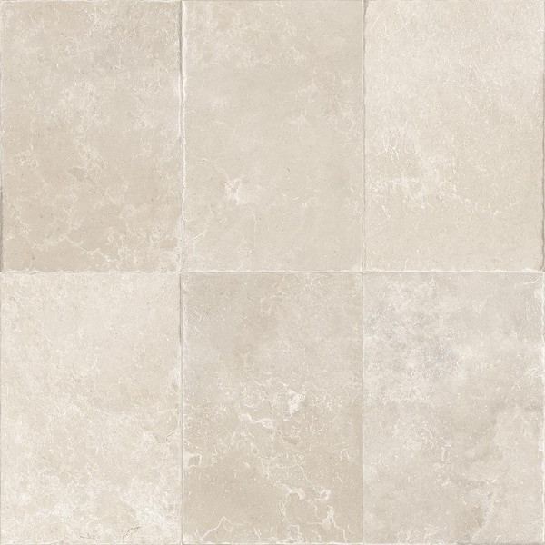 MJSI 24 in. x 16 in. x 0.75 in. Rectangle Antique Vanilla Porcelain Paver (12-Piece/ 32 sq. ft.)