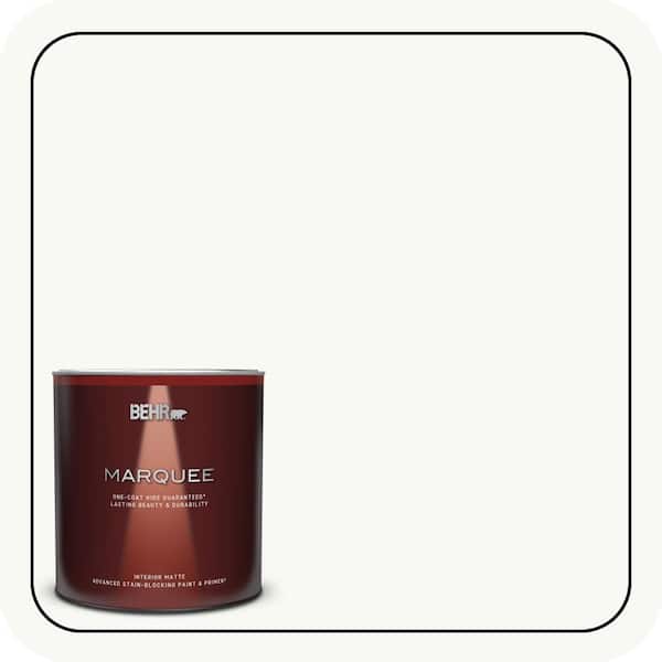 BEHR MARQUEE 1 qt. Home Decorators Collection #HDC-NT-04G Blanca Peak Matte Interior Paint & Primer