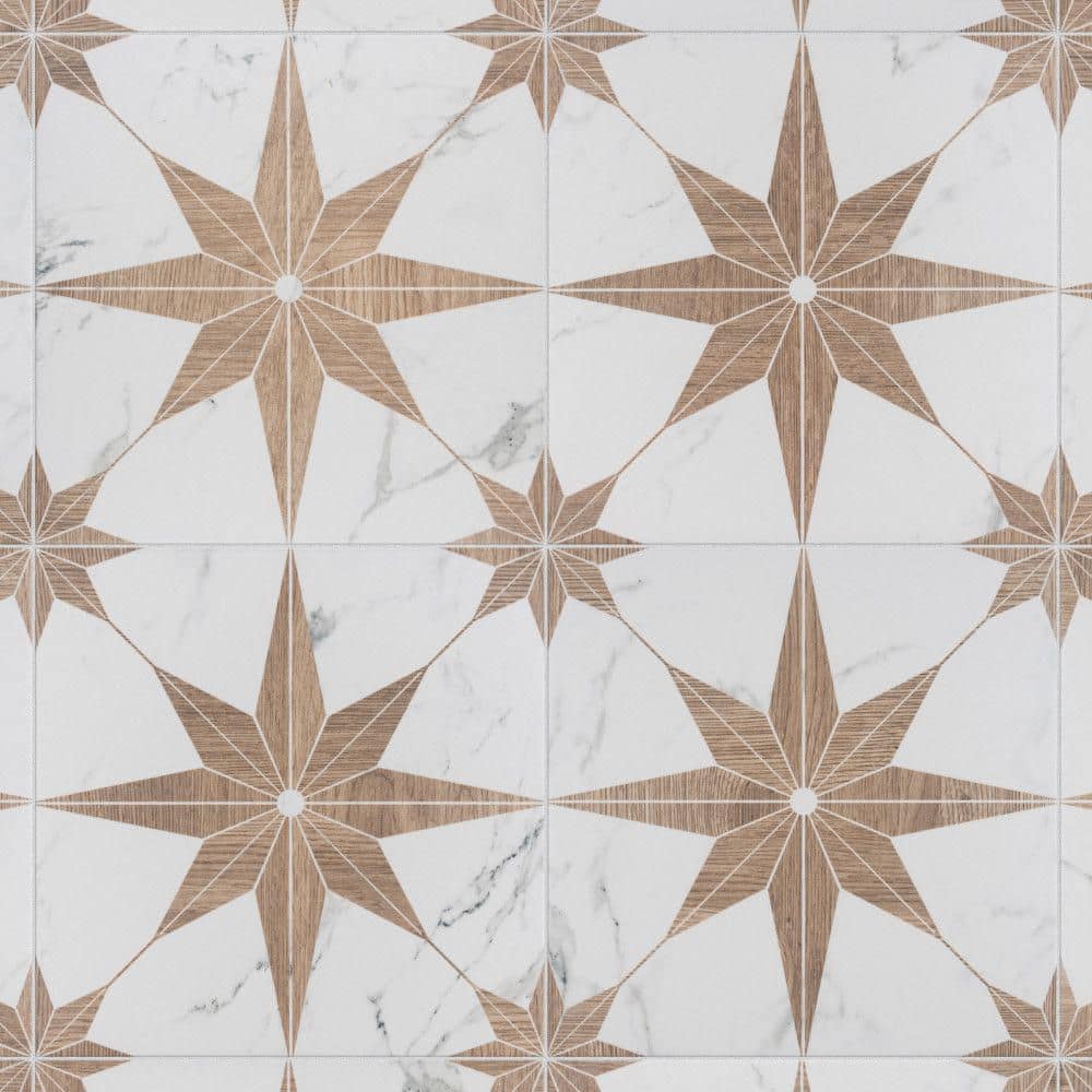 Stella miila♡　0107 ♡ white-mixed-finish-merola-tile