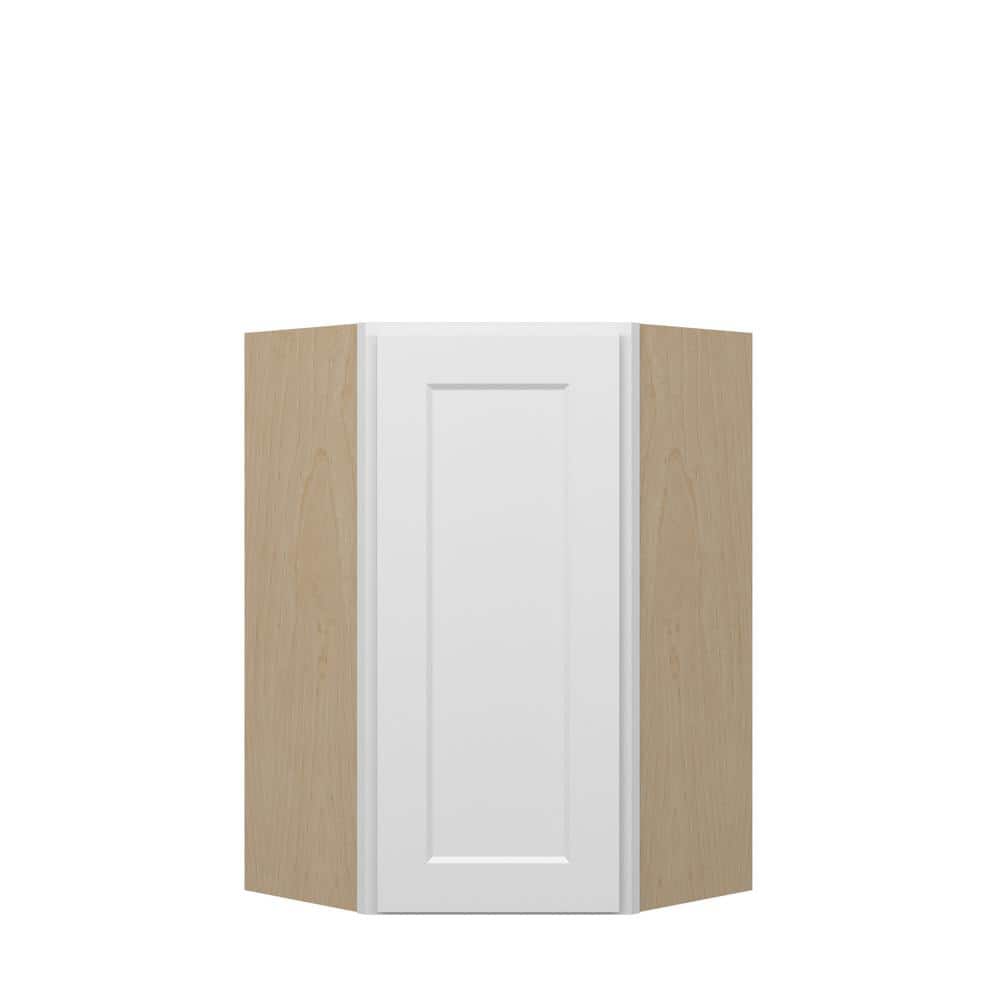 Norfolk Shaker 24 in. W x 36 in. H x 12 in. D in Painted White Plywood Asse
