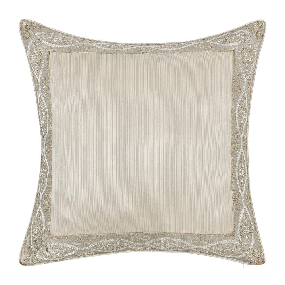Amarella Gold Medallion Polyester Euro Sham 26 in. L X 26 in. W