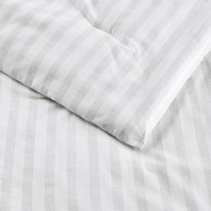 Maxine 3-Piece Printed Stripe Cotton Comforter Set