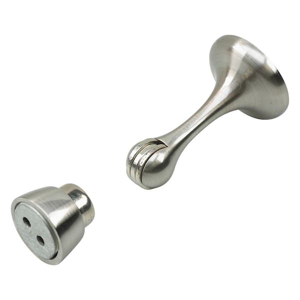 Onward 3 in. (76 mm) Brushed Nickel Magnetic Door Stop