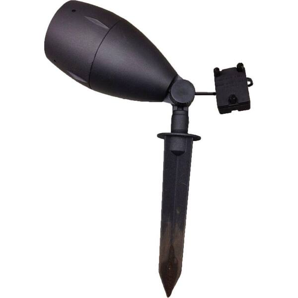 Adamax 9-Watt Low Voltage Black LED Landscape Lighting Flood Light