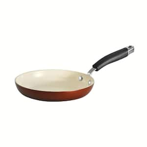 Style Ceramica 8 in. Aluminum Ceramic Nonstick Frying Pan in Metallic Copper