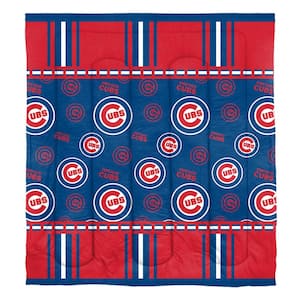 Rotary 5-Piece Multi-Colored Chicago Cubs Full Size Polyester Bed in a Bag Set