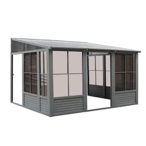 10 ft. x 12 ft. Florence Add-A-Room with Metal Roof in Slate