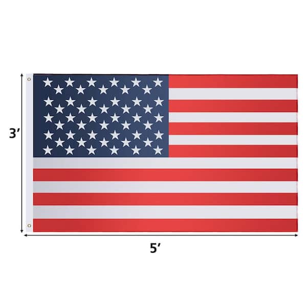 Tactical USA Flag Embroidered Patches (2 Pack) - 2x 3 - Anley Flags