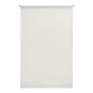 Cut-to-Size Cream Cordless Blackout Vinyl Roller Shade 64.25 in. W x 78 in. L