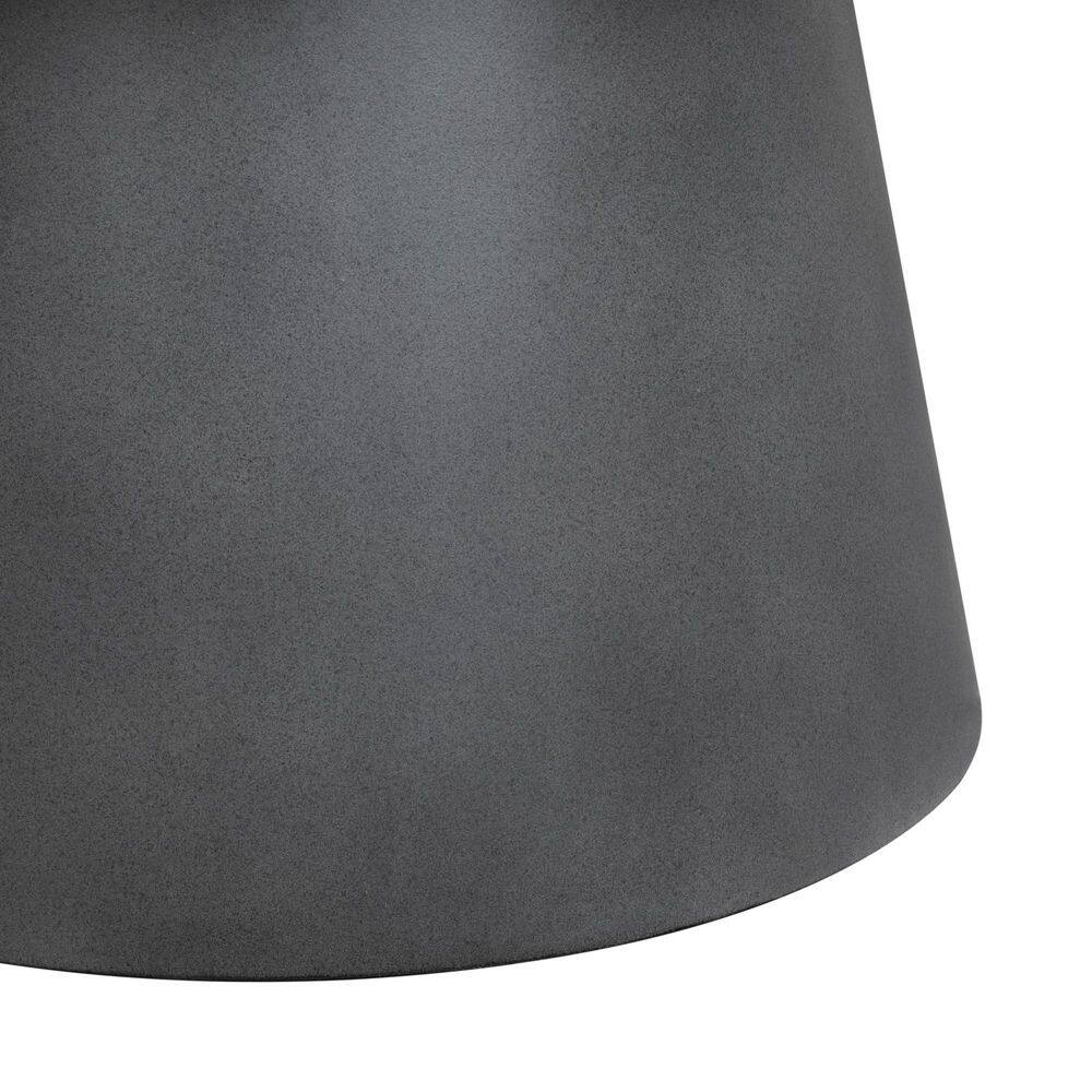 Close-up view of the conical base of the Calcifer coffee table.