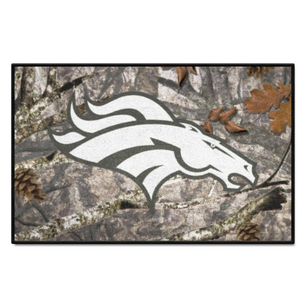 FANMATS Denver Broncos Camo 2 ft. x 3 ft. Starter Area Rug 34220 - The Home  Depot