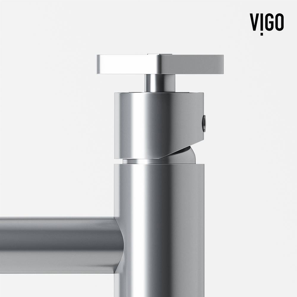 Ruxton Modern Chrome Single-Handle Vessel Bathroom Faucet