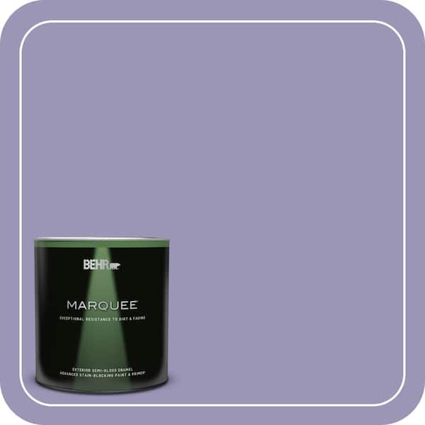 BEHR MARQUEE 1 qt. #640D-5 June Berry Semi-Gloss Enamel Exterior Paint & Primer