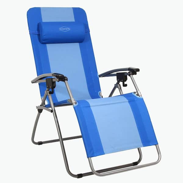 Mamac cijepiti Zaraziti  Kamp-Rite Anti Gravity Folding Camping Beach Chair, Blue (2-Pack)  2xKAMPAC076 - The Home Depot