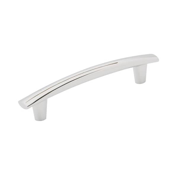 Amerock Willow 5-1/16 in. Center-to-Center Modern Polished Chrome Arch Cabinet Pull