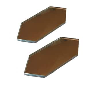 3 in x 1.5 in. Acrylic Mirror Seam Cover Plates (2-Pack)